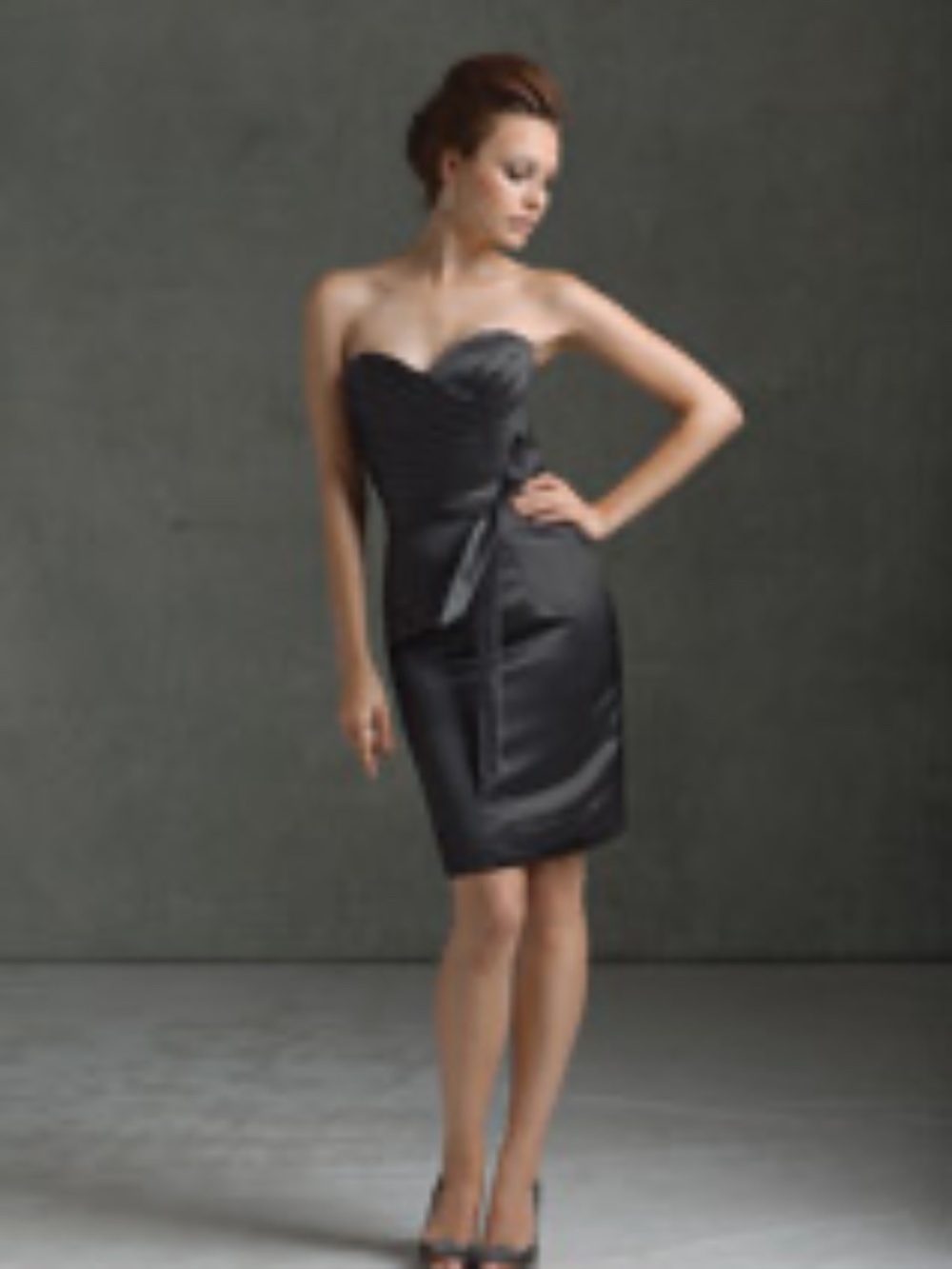 NWT MORI LEE SATIN BLACK GOWN SIZE 10